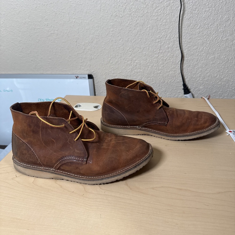 Red Wing Weekender Chukka Leather Boots US 11D Shoes 3322